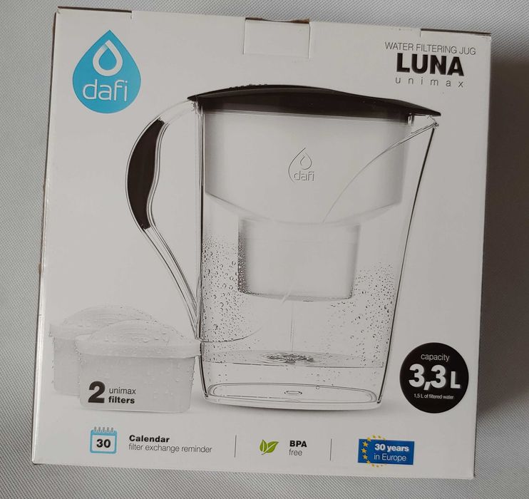 Dzbanek filtrujący Dafi LUNA 3,3 l + 2 wkłady Unimax