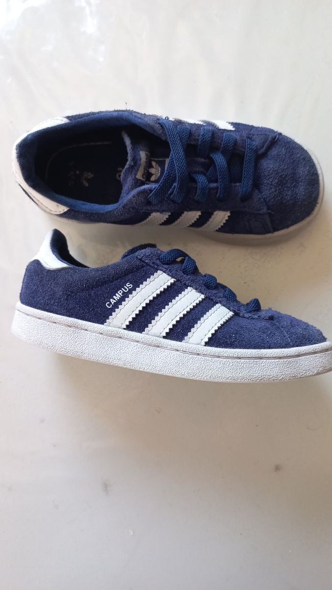 Buty Adidas Campus granat zamsz Eu 26 UK 8,5