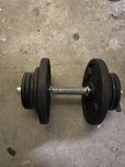Hantel z obciazenie zeliwnym. Waga zestawu 22kg
