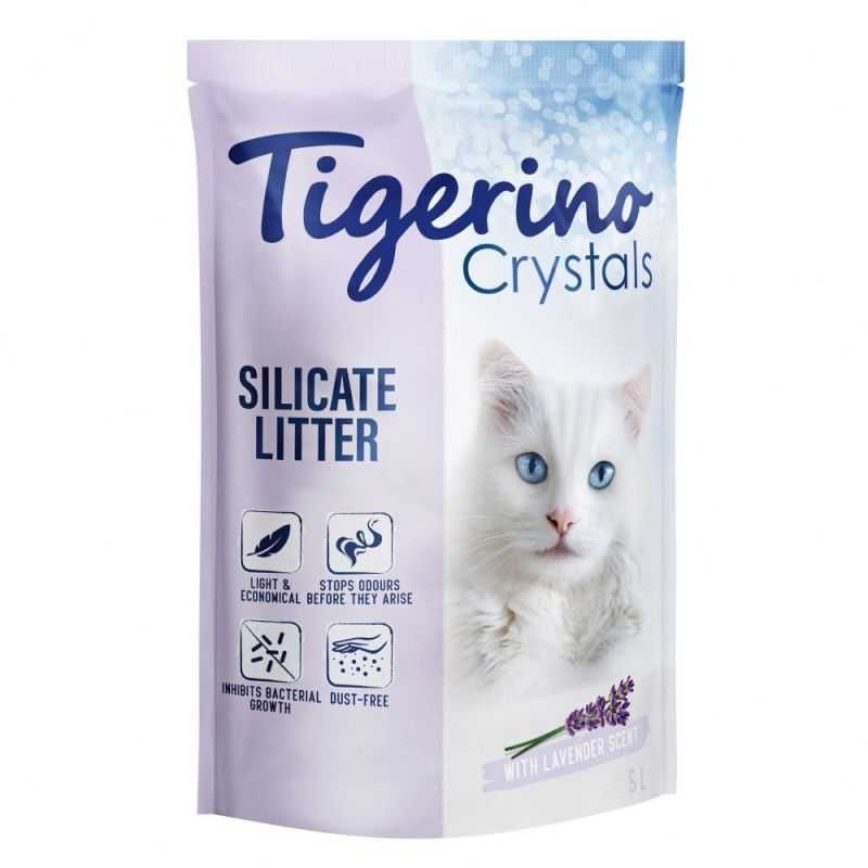 Żwirek dla kota silikonowy Tigerino Crystals 5 l OKAZJA !!!