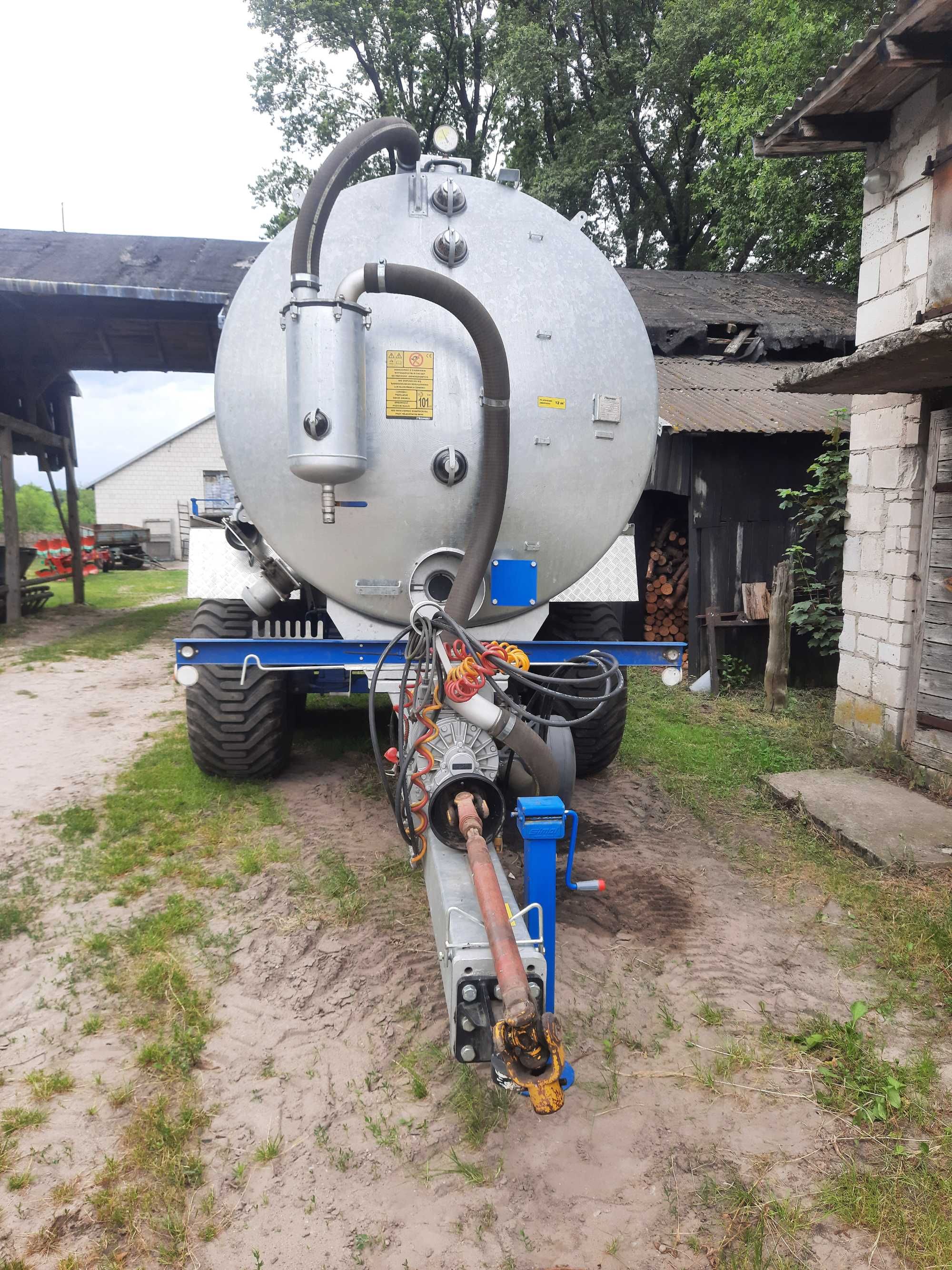 Przyczepa asenizacyjna Meprozet Kościan MIDI 2R 12000 L