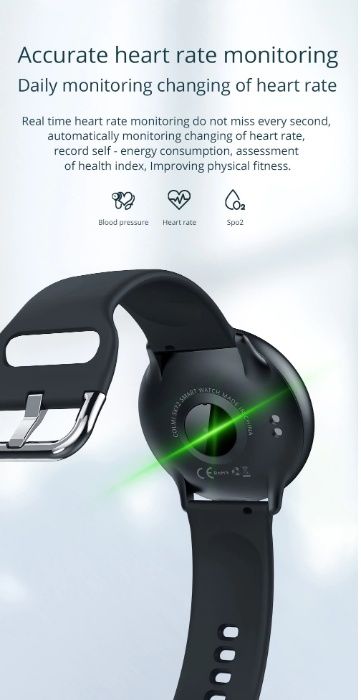 Smart Watch COLMI SKY2 inteligentny zegarek IP68 wodoodporny,