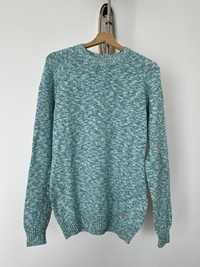 Męski niebieski turkusowy sweter premium Liu Jo roz. M