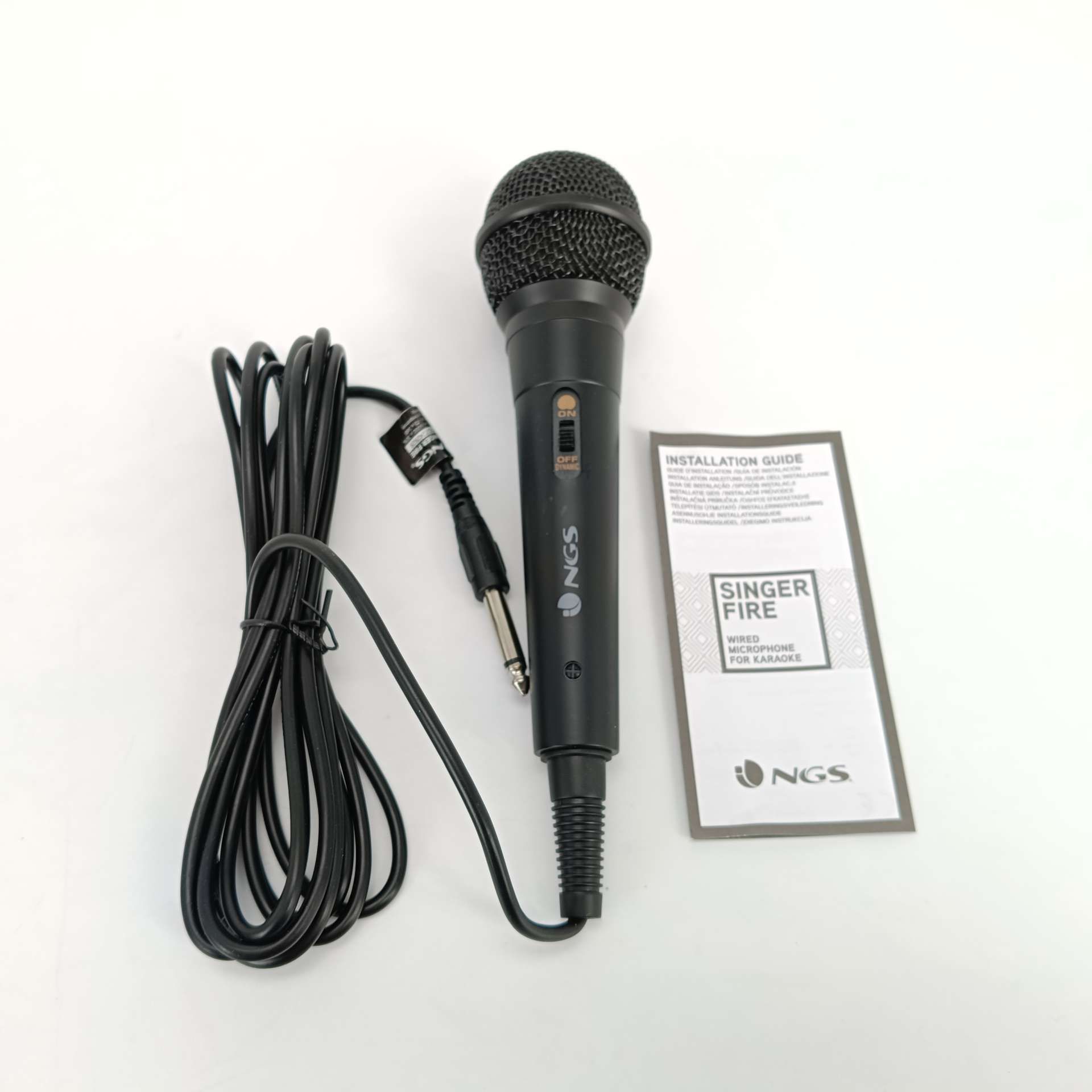 Mikrofon z kablem 3m NGS Singer Fire