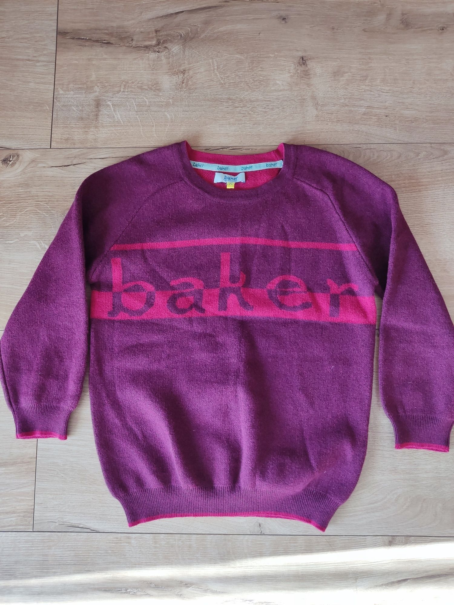 Sweter Ted Baker 134 140 sweterek chłopięcy kardigan wełna merino