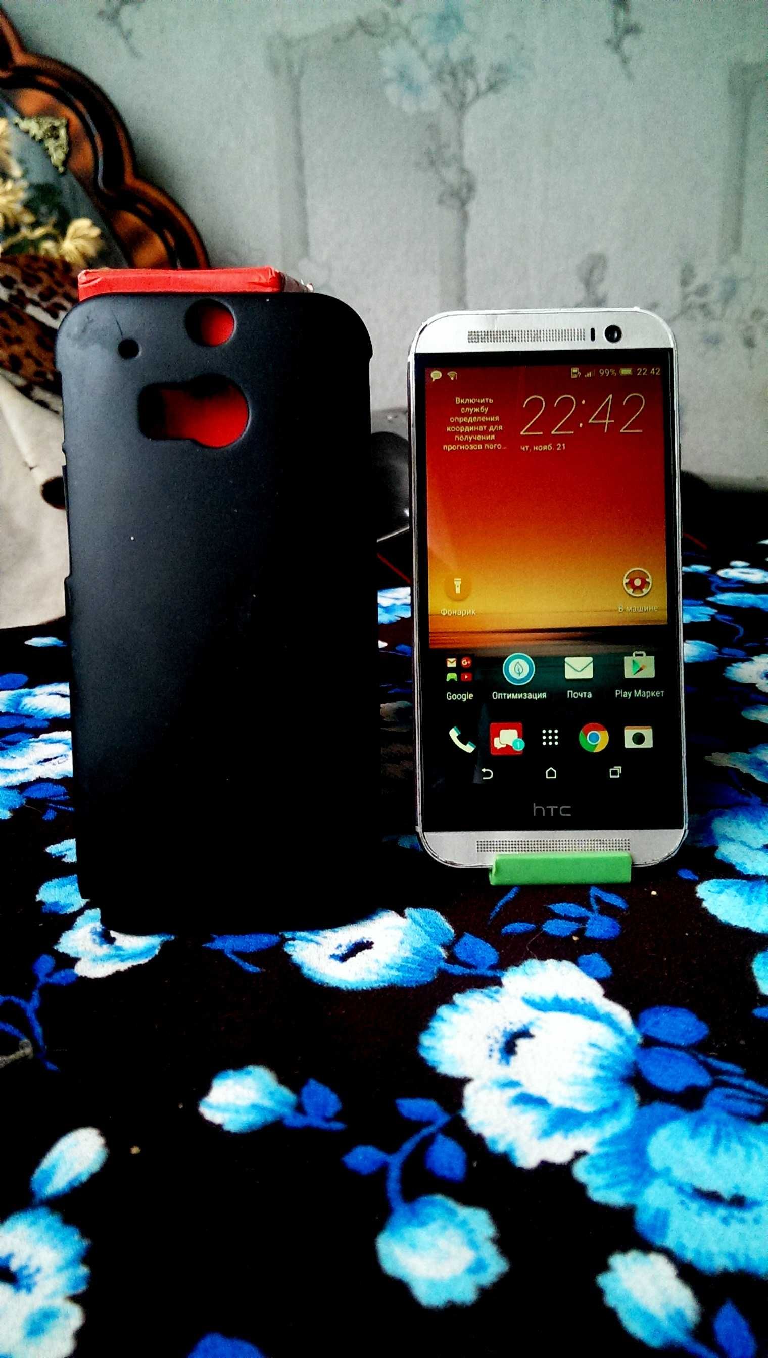 Супер Смартфон HTC One (M8) - 32Gb, NFC, стерео звук HTC BoomSound