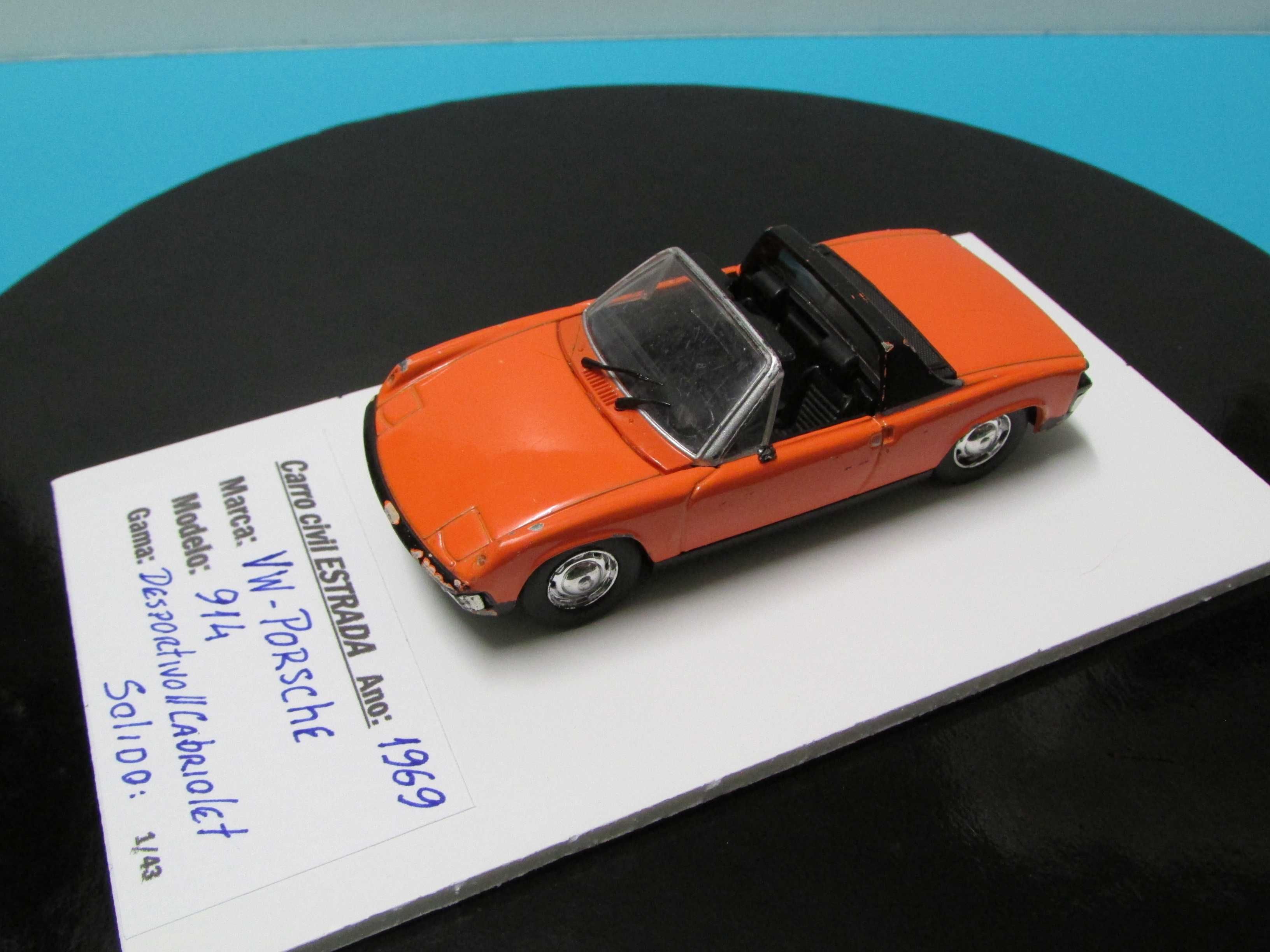 VW-Porsche 914 Cabriolet (1969) - Miniatura Solido 1/43