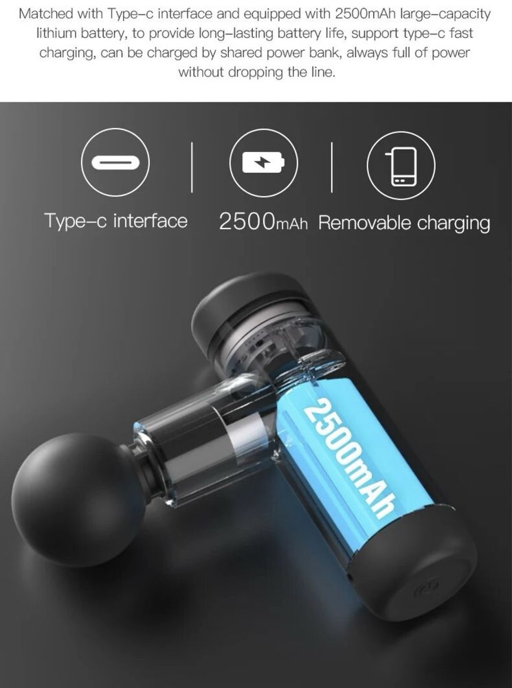 ‼️Ударний масажер Booster Mini X перкусійний масажер для тіла‼️