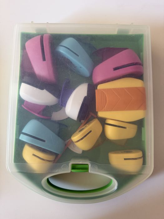 Dziurkacze ozdobne zestaw w walizeczce