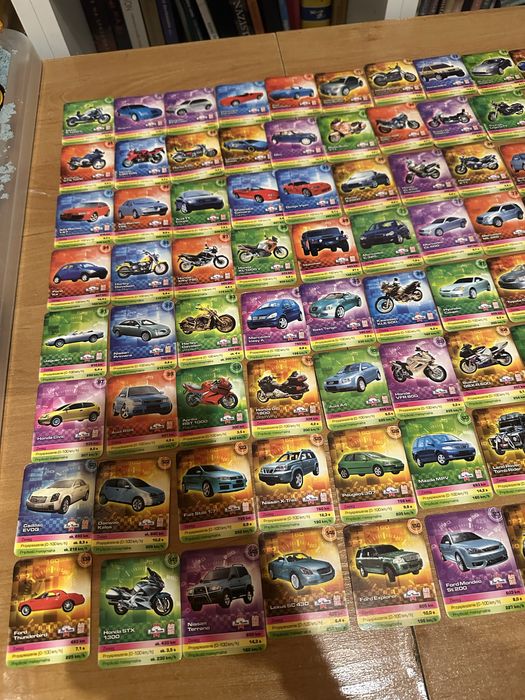 Kolekcja kart Motomania i Motomania 2 Star Foods