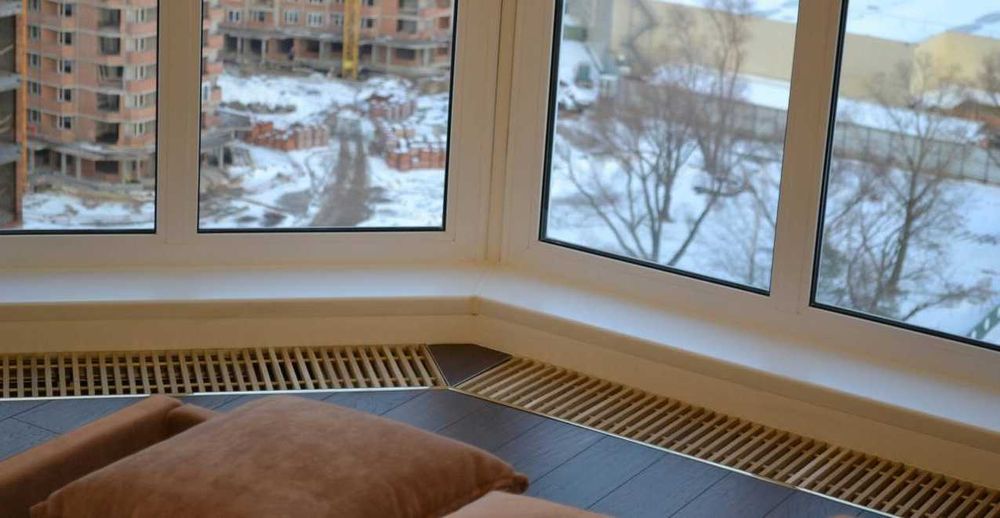 Конвектор внутрішньопідлоговий (радіатор) решітка в подарунок