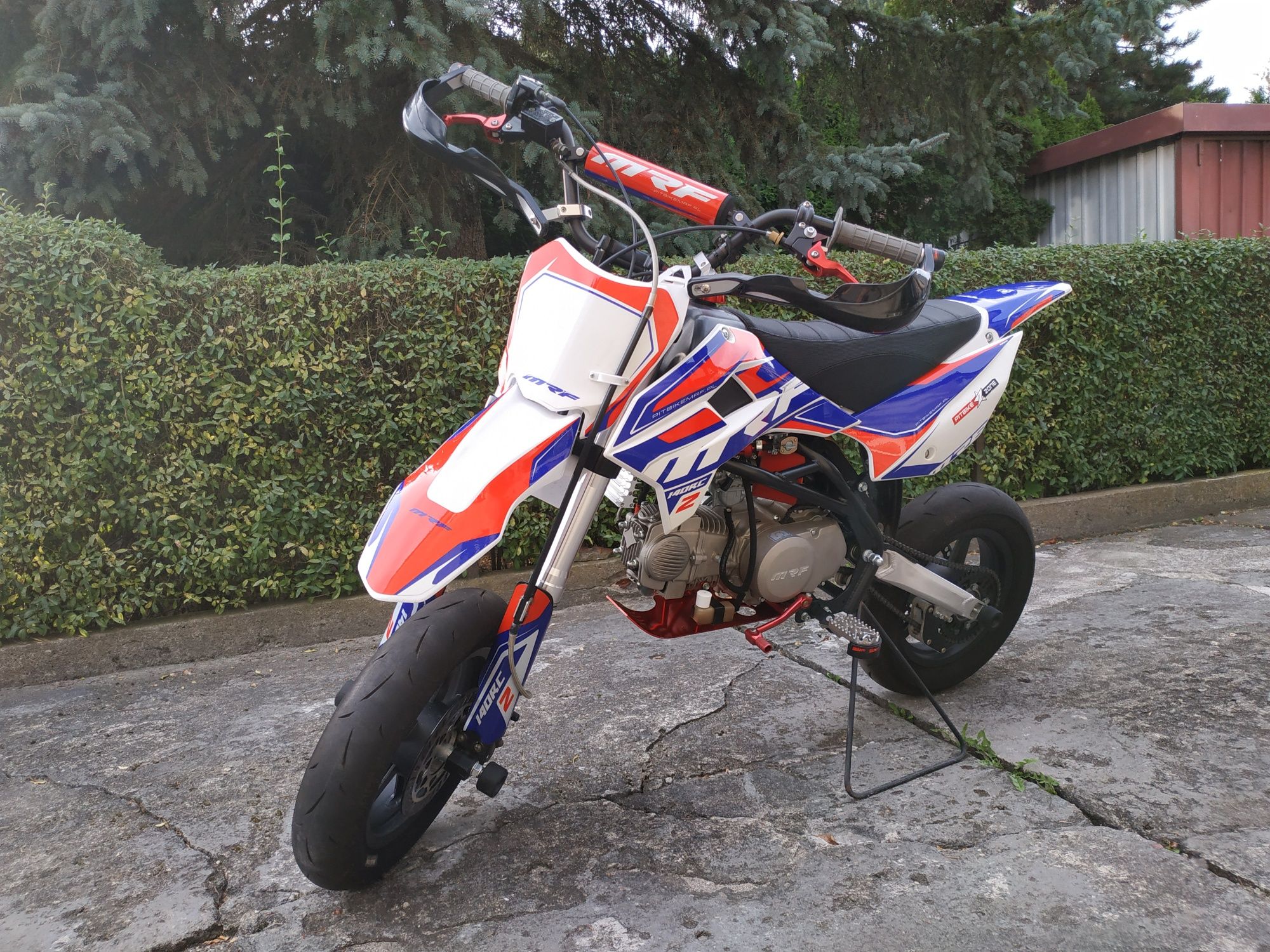 MRF RC-Z 140 SM 20 mth- PITBIKE- jak nowa, tor, hala - max wyposażenie