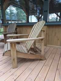 Fotel drewniany, ogrodowy, meble ogrodowe