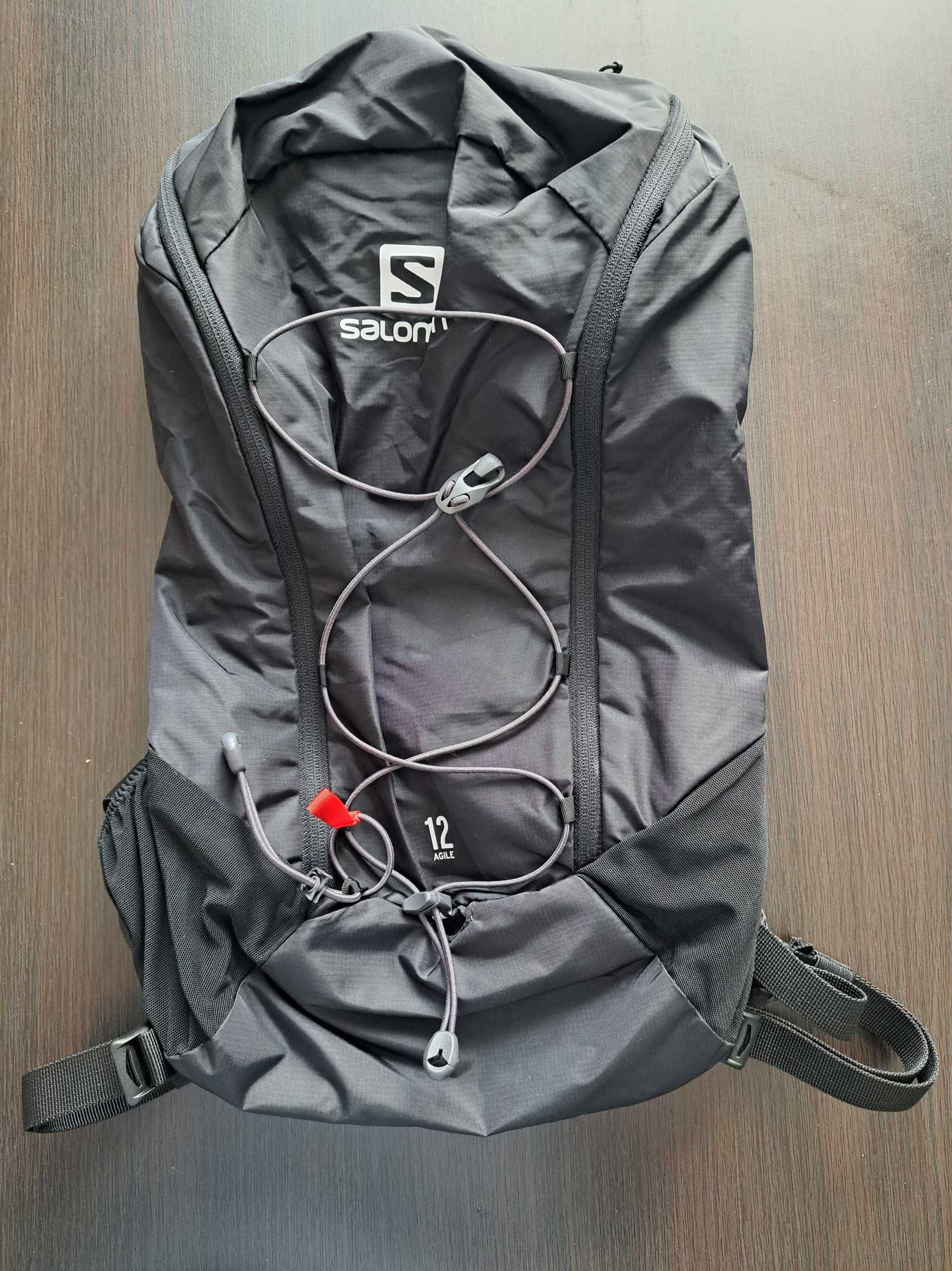 Plecaki Plecak turystyczny do biegania Salomon Agile 12 czarny