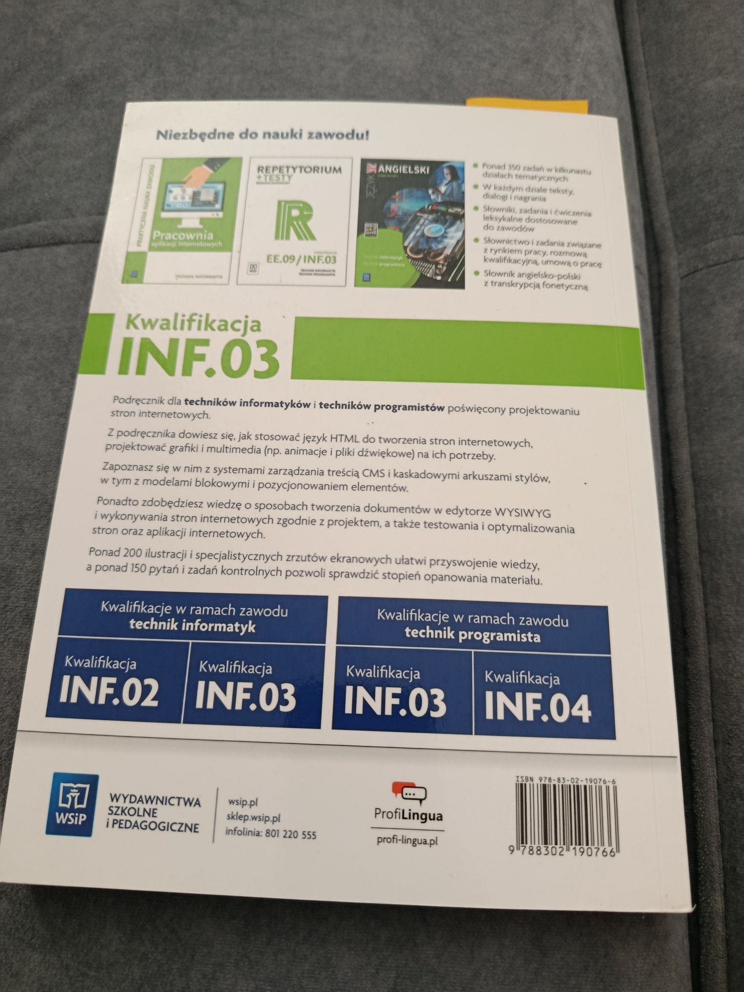 Książka Tworzenie stron i aplikacji internetowych