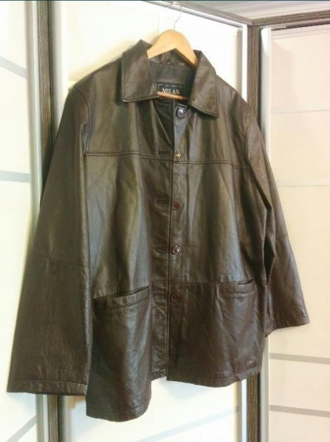 Куртка, пиджак, натуральная кожа. Размер 50-52