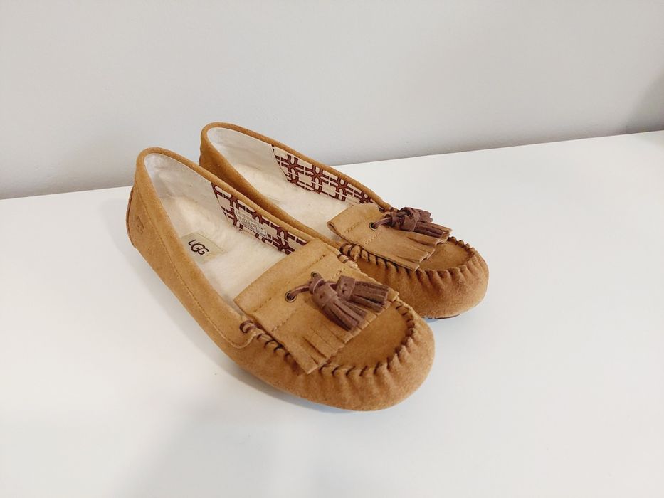UGG Nowe extra Mokasyny Loafersy Półbuty ocieplane rozm. 40 _ 26 cm