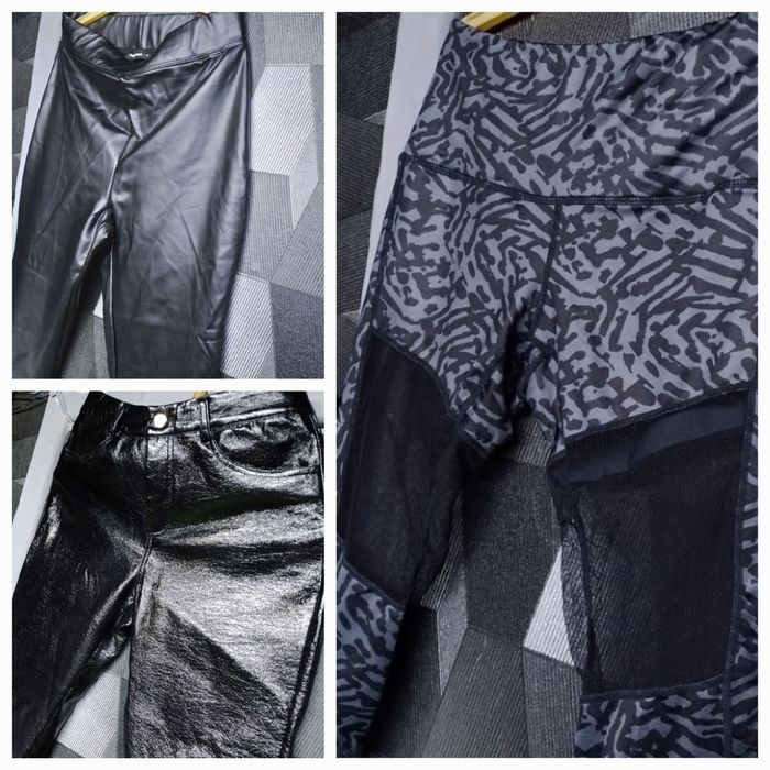 1=2Telly Weil штаны -MOM-брюки-легинцы .под кожуS-M