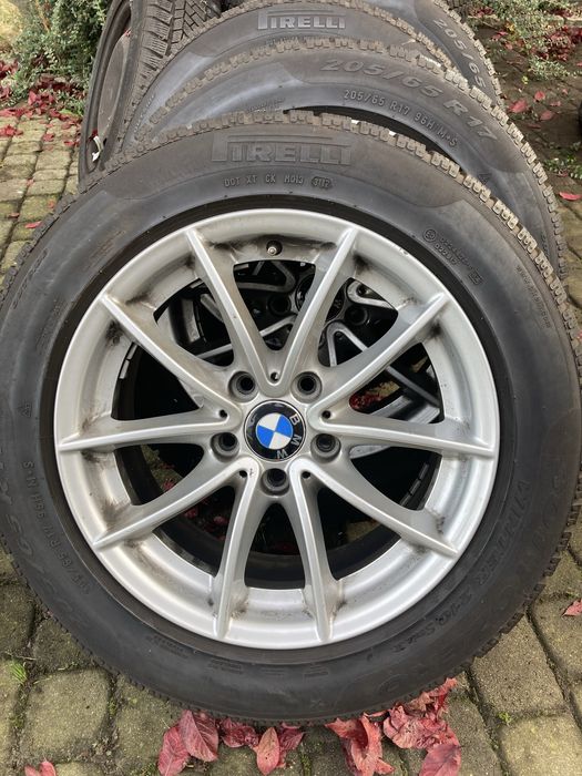 Felgi BMW 17” oryginał Ronal + opony Pirelli 205/65 R17 • 5x120 ET34
