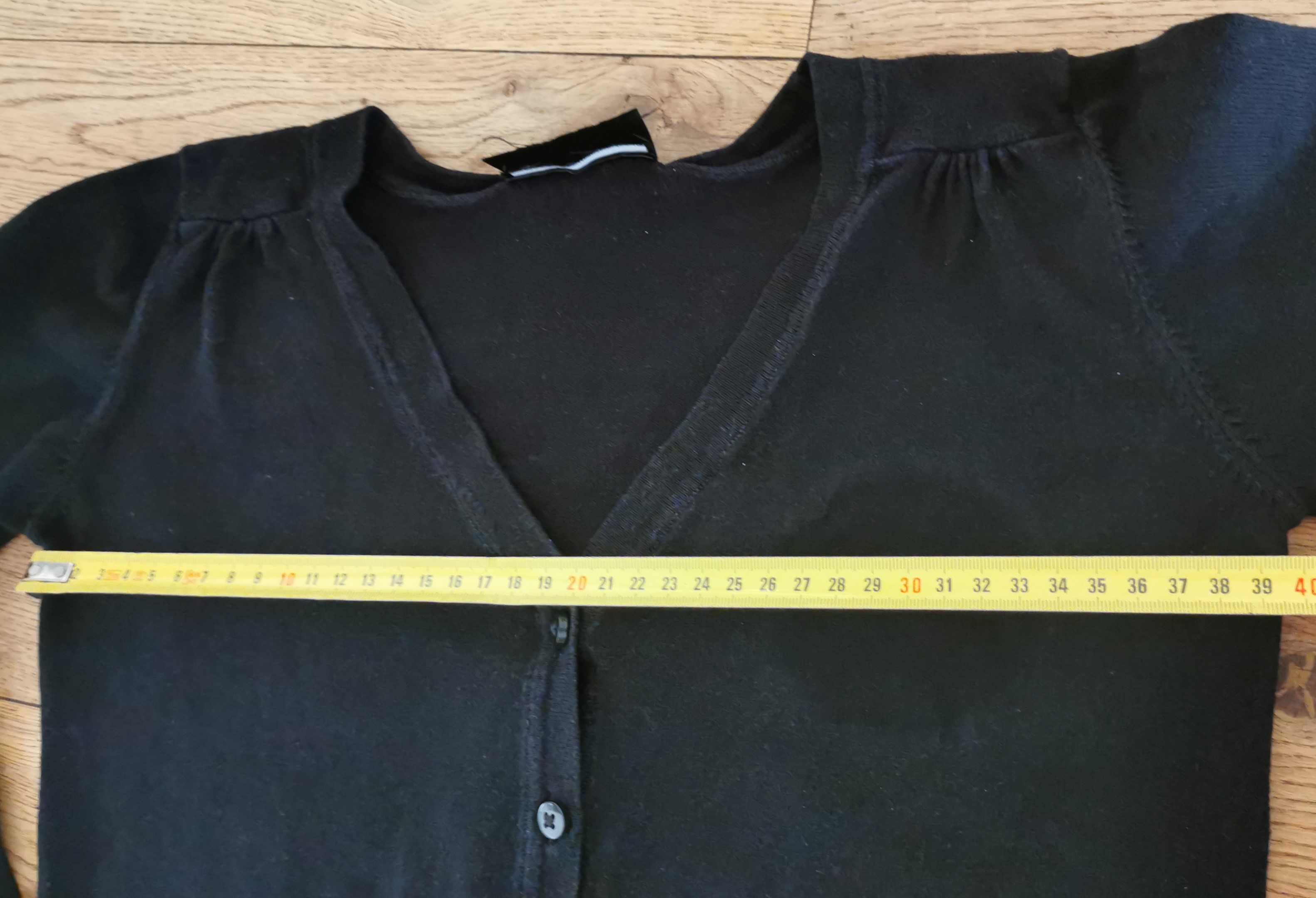 czarny kardigan szkolny sweterek 140 cm NEXT school