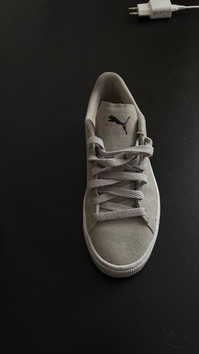 Кеды пума серого цвета
