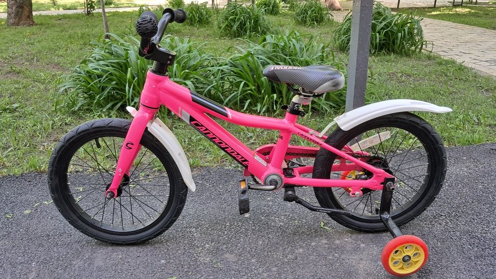 Детский велосипед Cannondale 16 дюймов дюймов Trail girl розовый