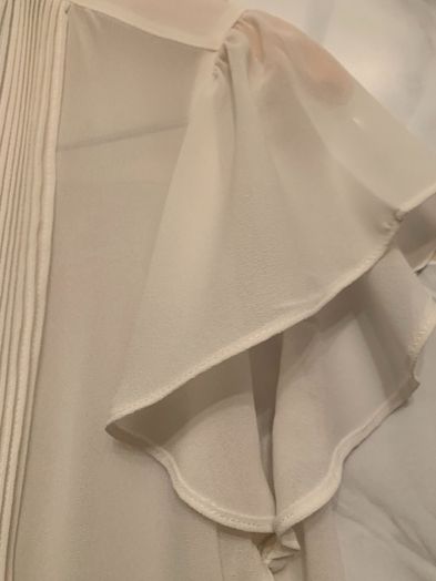 Bluzka biała z krótkim rękawem H&M rozmiar 42.
