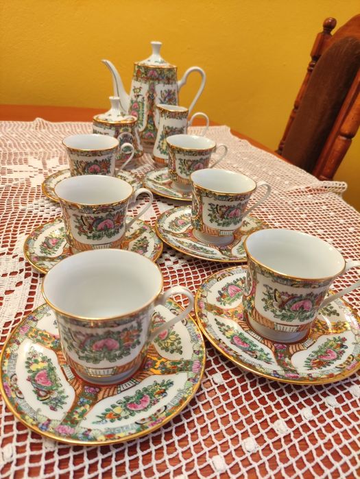 Chiński zestaw do herbaty, vintage