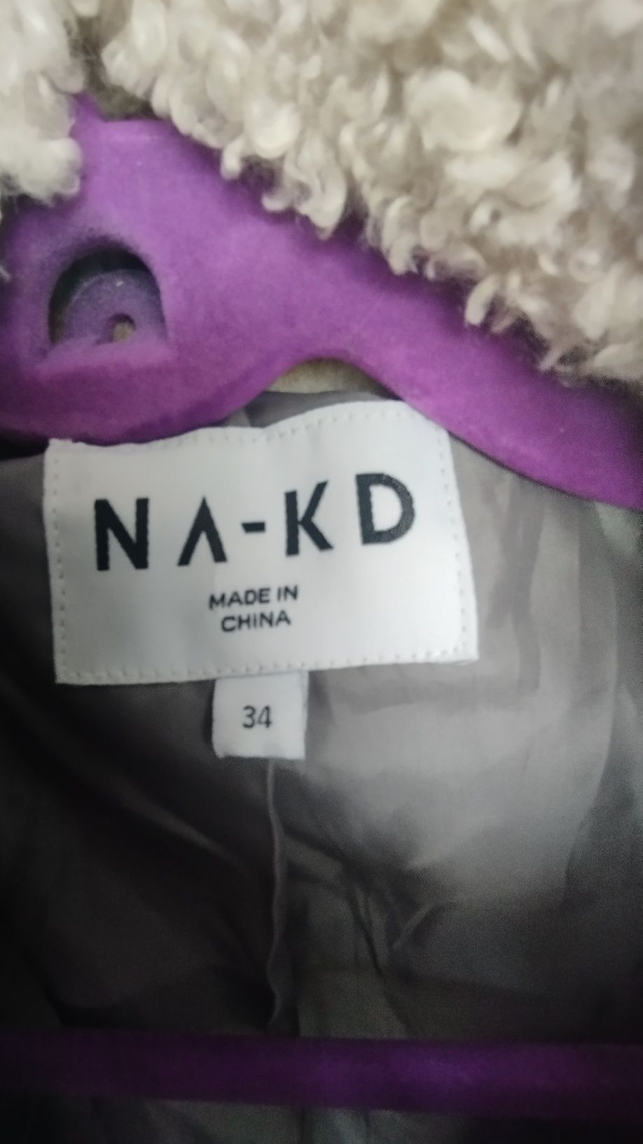 Kurtka damska w kratę NA-KD r. XS