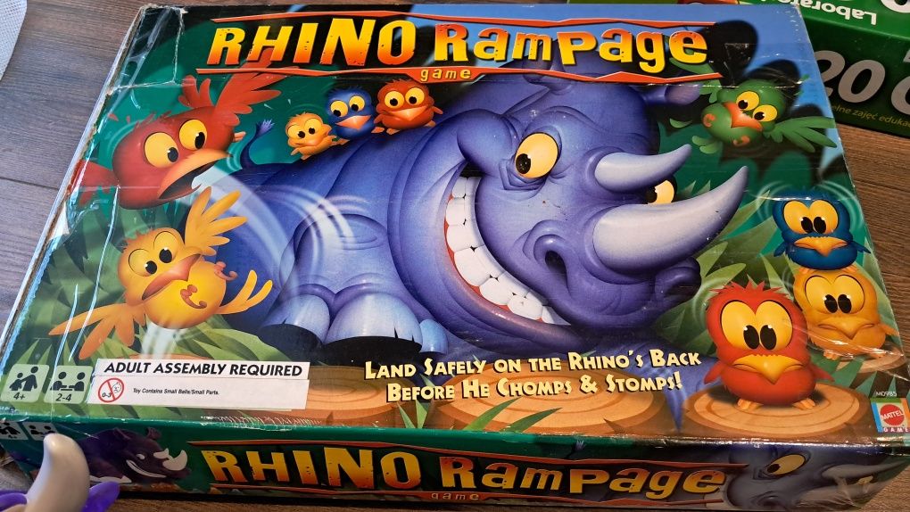 Gra "Uwaga, nosorożec!" (Rhino rampage)