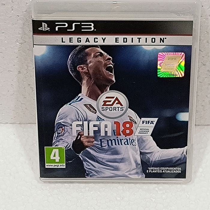 FIFA 18 Legacy Edition Sony PlayStation 3 PS3 PAL 2017 MB Estado