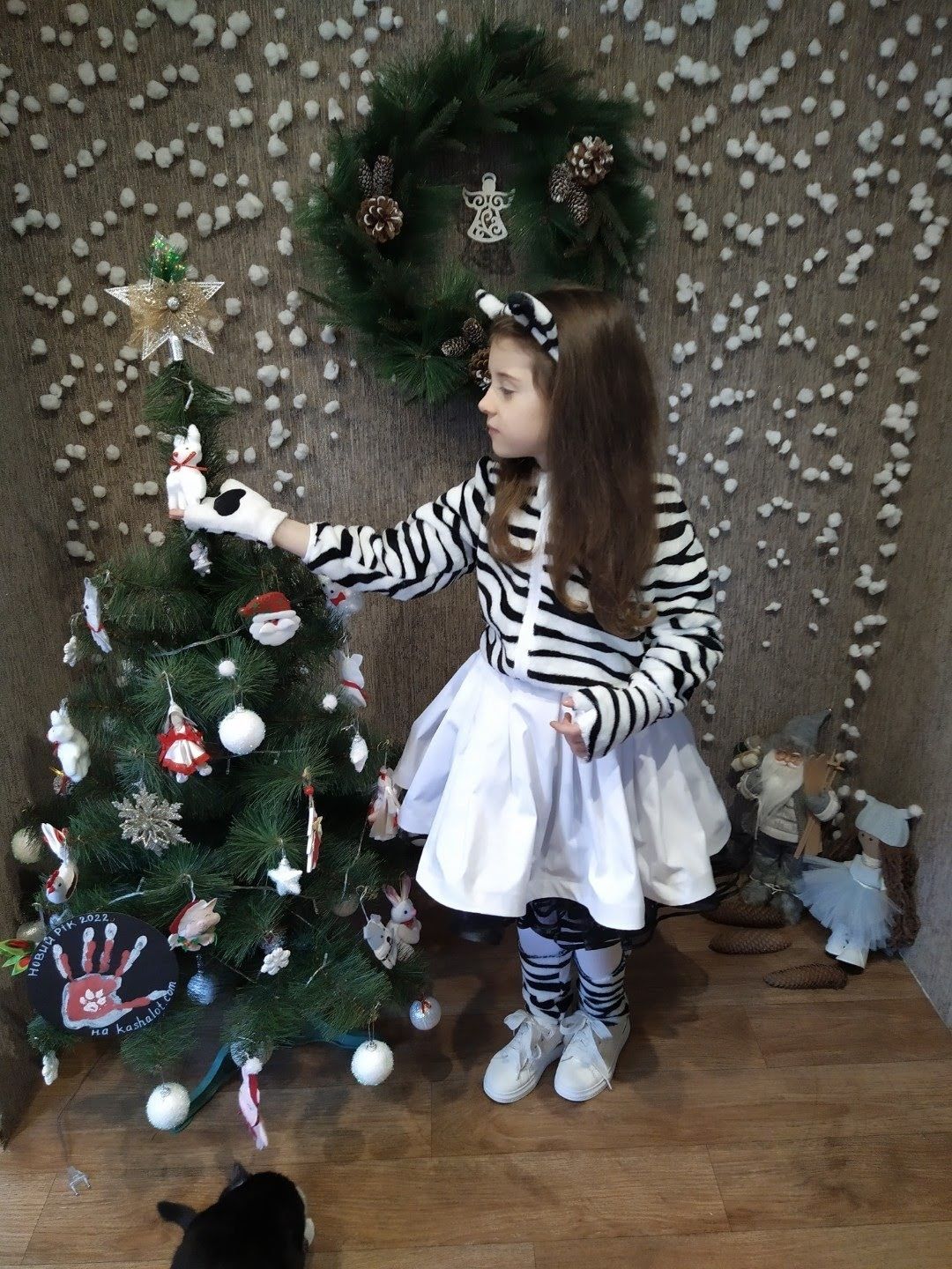 Новорічний костюм тигра на дівчинку 6-7 років