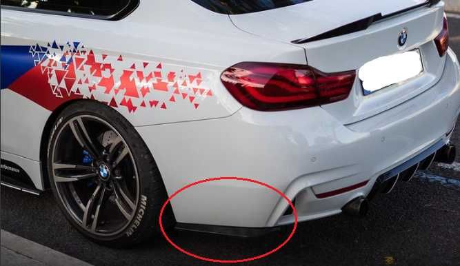 Splitter tylnego zderzaka BMW F30 F32 F36 F20 F10 splitterki