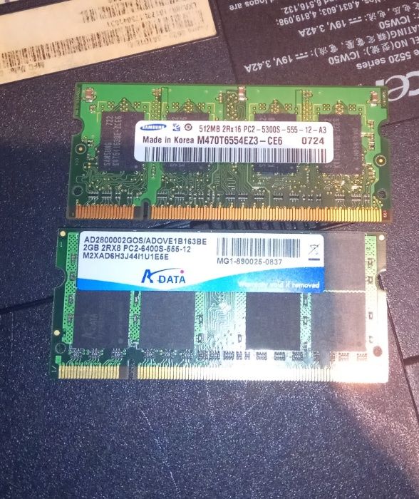 Memória para portátil ddr - ddr2 - ddr3