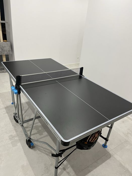 Stol do ping ponga tenisa stolowego Decathlon Pongori PPT 520 outdoor