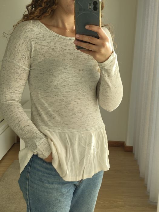 Camisola manga comprida fresca