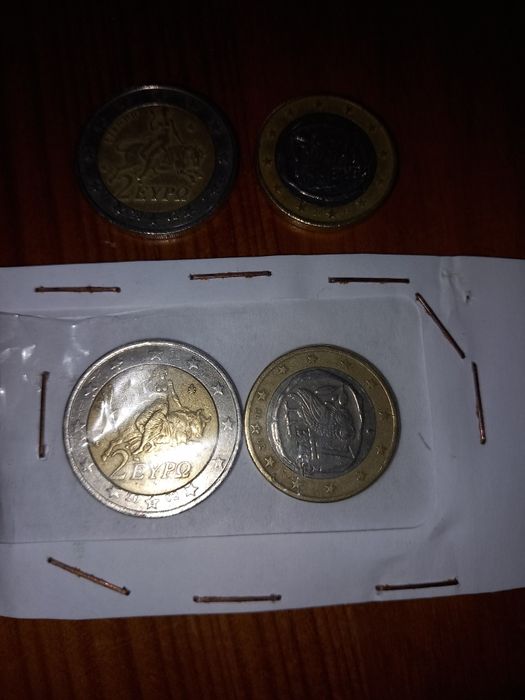 Vendo lote de moedas da Grécia
