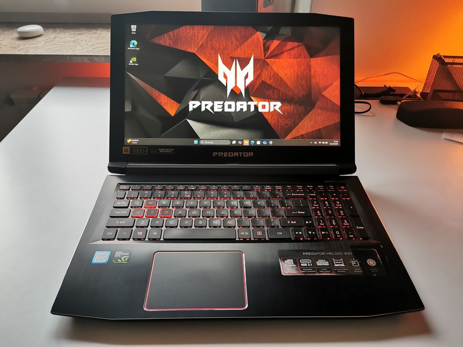 Laptop Gamingowy Acer PREDATOR GTX 1050Ti i5 8Gen SSD+HDD SUPER STAN