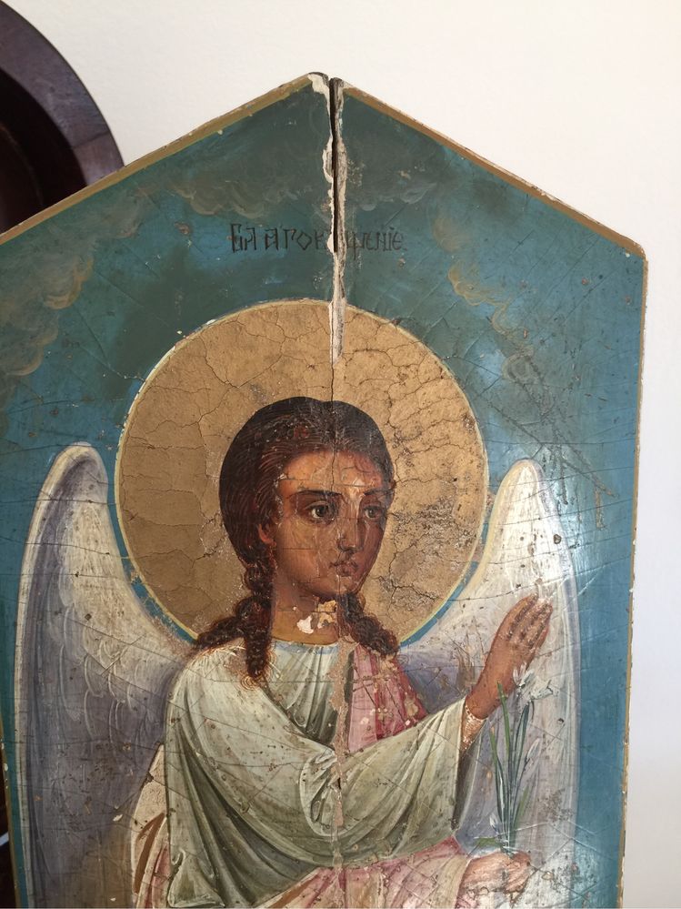 Ikona oryginał XVIII w sygnatura, kolekcje