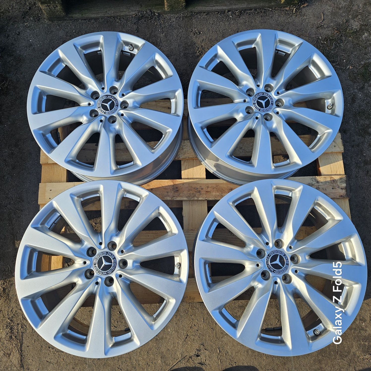 Alufelgi 19 Mercedes GLC GLA CLA Eklasa Vklasa Vito TPMS ET38 5x112