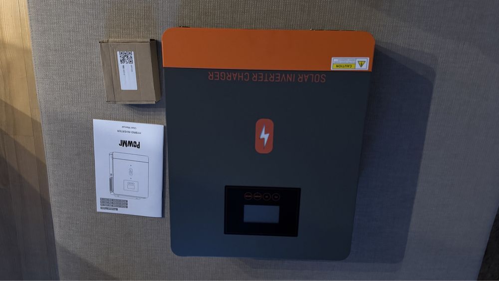Новий Гібридний інвертор 6200 ватт + Wifi модуль+ BMS, Чиста синусоіда