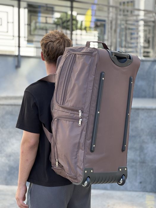 Гигант!140 Л .сумка на колесах!FLY чемодан валіза ,сумка с ручкой