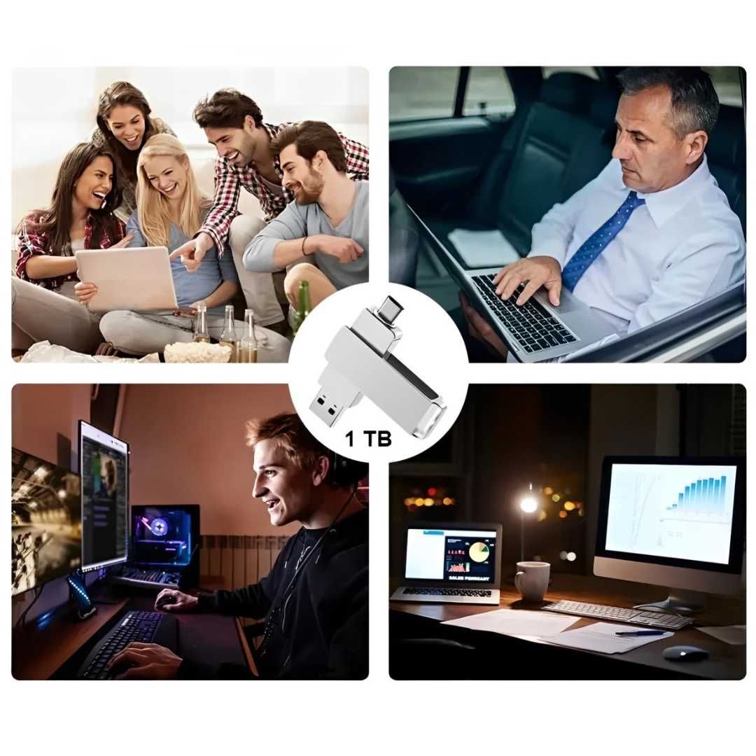 Pen Drive 1 TB para Telemóveis Android e USB