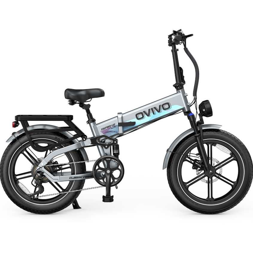 Rower elektryczny Ovivo Hyper V2 Pro - fatbike, składak, duży zasięg