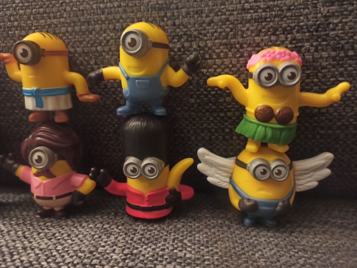 Minionki figurki z Mc Donalds 9 sztuk