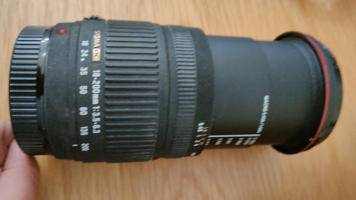 Objetiva sigma 18-200 DC OS para sony