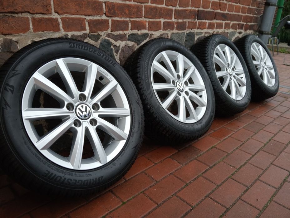 Komplet kół felg 205/55 16,  VW 5G0 m+s golf 7 sportsvan Passat Audi