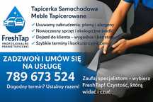 Mobilne pranie tapicerki meblowej samochodowej dojazd do klienta