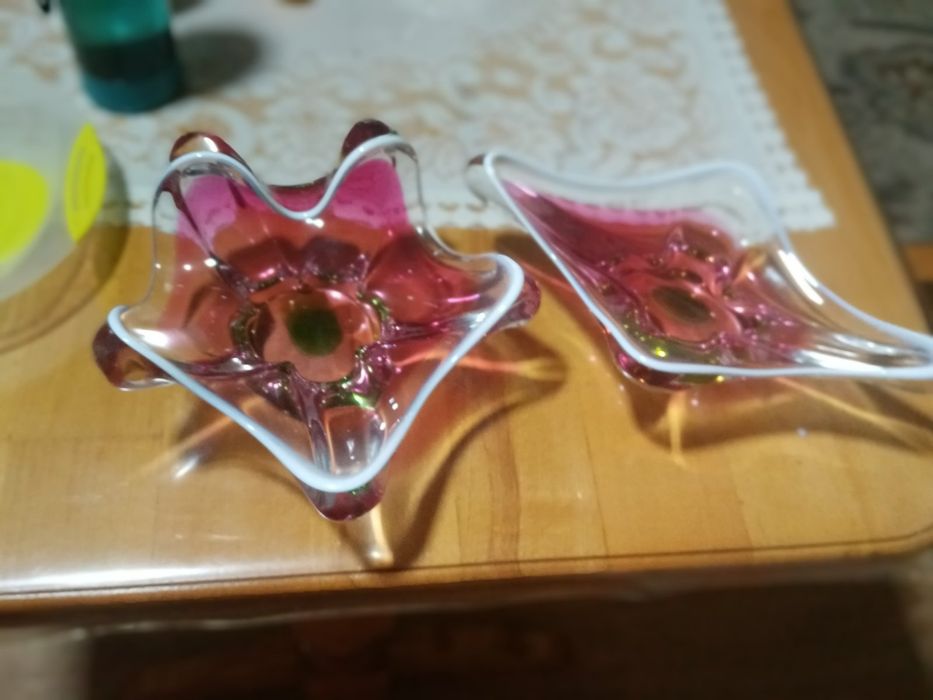 Вазы для декора. Чешский хрусталь. Josef Hospodka