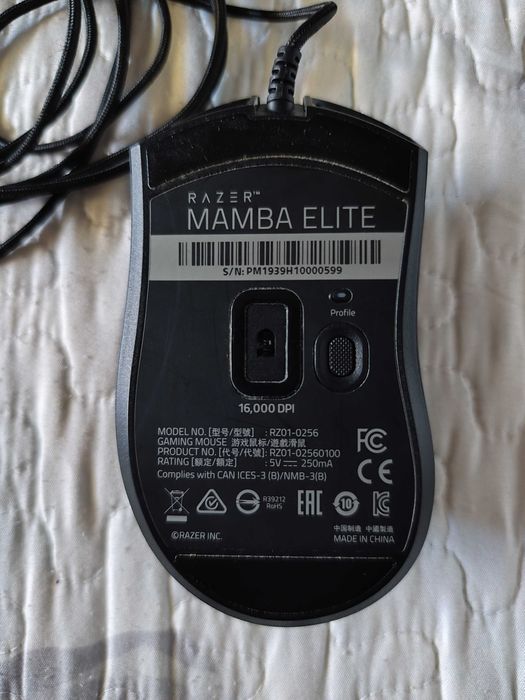 Rato Gaming Razer Mamba Elite